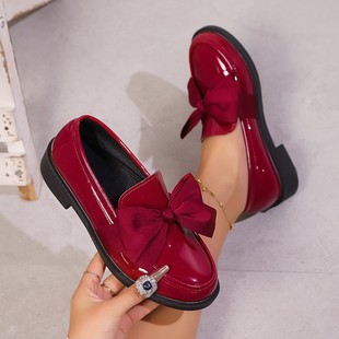 Ӣ���LСƤЬ2025���¿�ٴ�ƽ��ŮЬ��ɫ�����YЬһ�_�Ř���Ь