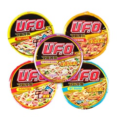 日清UFO飞碟炒面干拌面速食杯面即食冲泡面方便面零食整箱批发碗