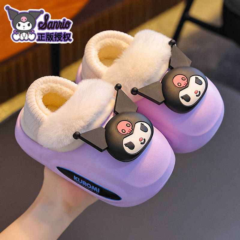 Sanliogou invierno bolsas de niños zapatos de tacones de algodón para niñas padres e hijos EVA depósito impermeable Lomi calentamiento y zapatos de algodón para bebés