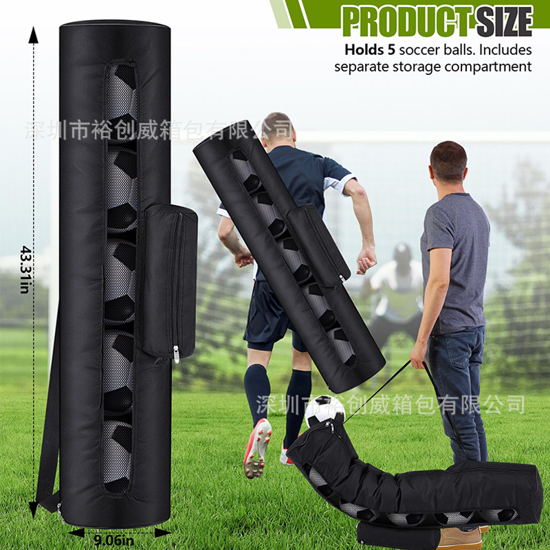 Outdoor Sports Football Bag Mesh Pack 5 Footballs Large Capacity Training Sports Accessories Youth Football Backpack