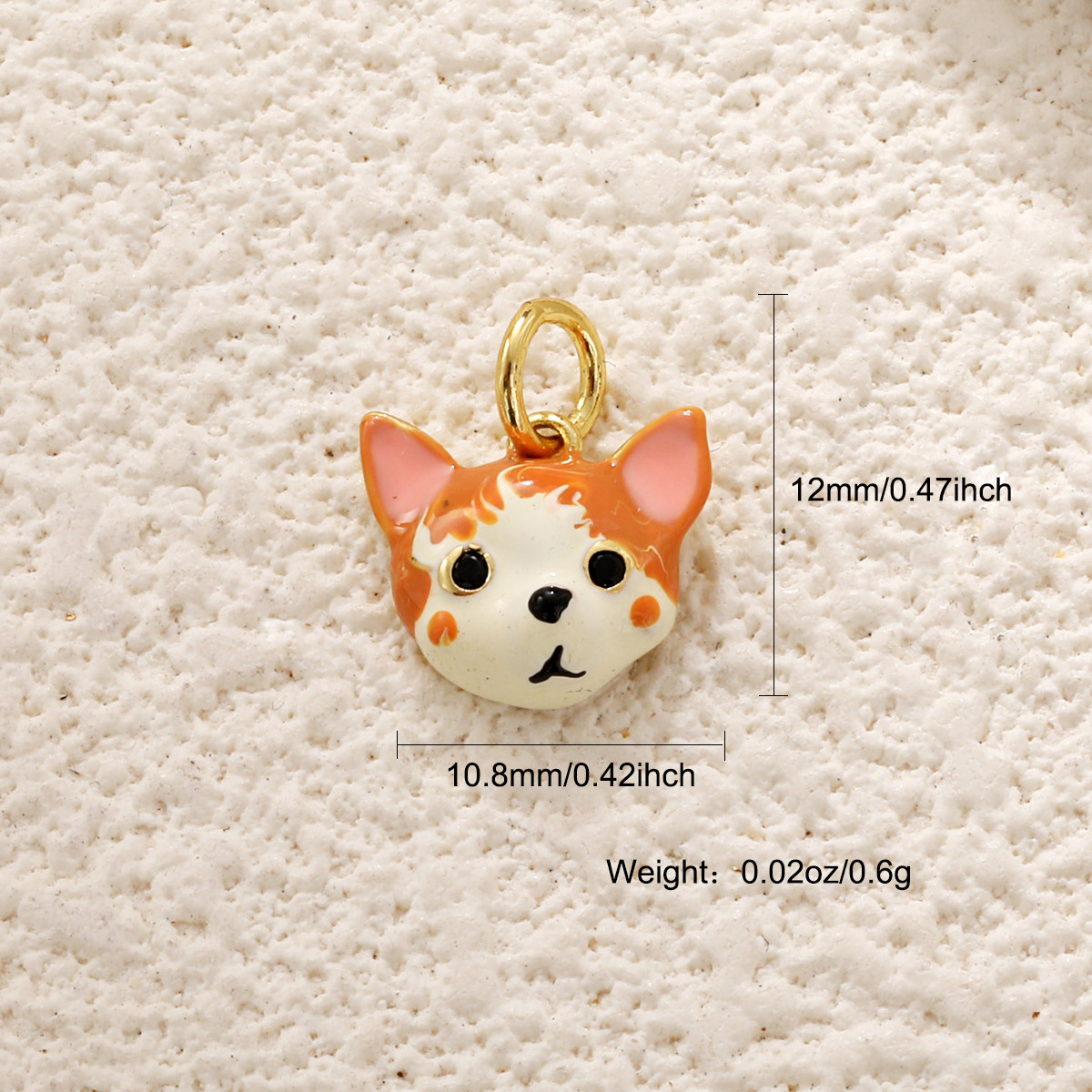 3g Weight Pendant Jewelry Making Type Charms Classification 1 Piece Quantity Copper Material Dinosaur, Cat Pattern All Seasons Season Polished Finish Enamel Design Cute Style 1 Piece Copper Dinosaur  Cat Polished Pendant Charms 13