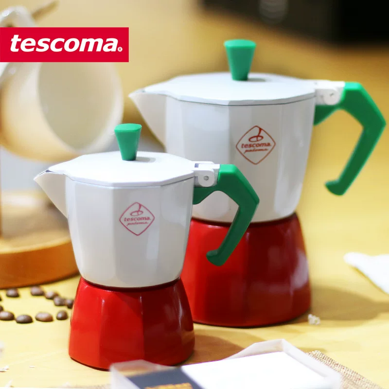 Чешская/TESCOMA импортированная итальянская кофеварка Mocha для пользователей с походной кофеваркой, концентрированная экстракция
