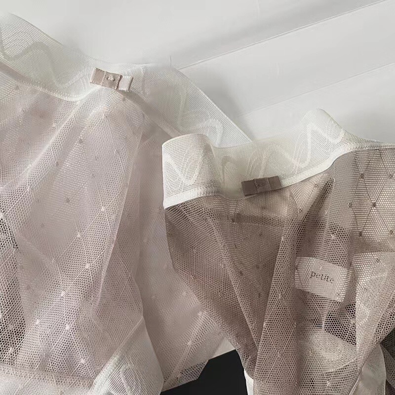 Xiaolan Skirt 3216 Mesh Lace Underwear Women's Pure Traceless Mid-waist Lightweight Cotton Girl's Underwear Fashion Trousers