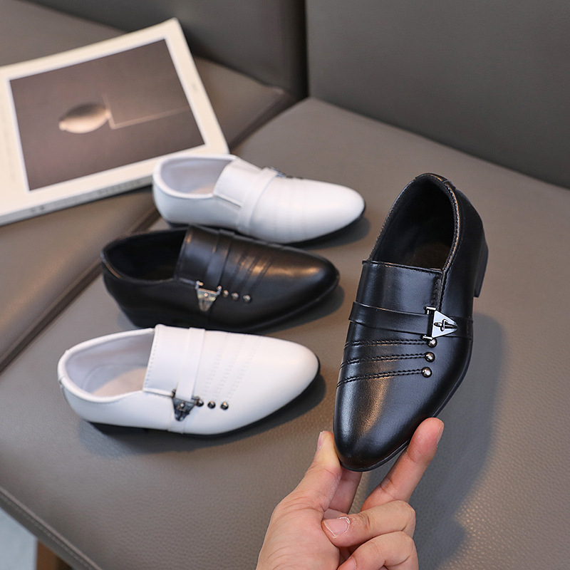 Boys black leather shoes British style boys white children's shoes children's dress fashion catwalk show shoes leather shoes boys Boys black leather shoes British style boys white children's shoes children's dress fashion catwalk show shoes leather shoes boys