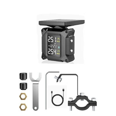 Tire pressure monitoring system pressure monitor solar voice - m68-7