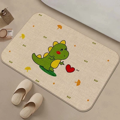 Avtomobil döşəmə paspasları — Wear-resistant Washable Door Mat - empty-love-linen-40-60cm-linen
