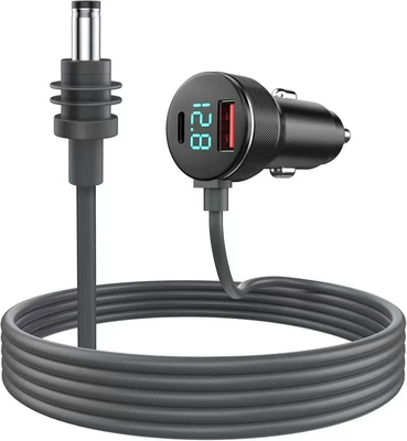 Mobil şarj cihazları Cigarette Lighter 3m Waterproof Car - digital-display-car-charger-dc-waterproof-12v5a-18awg-cable-5m