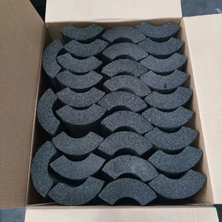 定制泡沫玻璃管壳化工厂低温管道保冷LNG保温绝热泡沫玻璃厂家