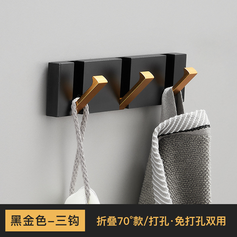 Gancho invisible creativo luz del hogar gancho de lujo perforador-puerta libre gancho oculto puerta de entrada gancho plegable