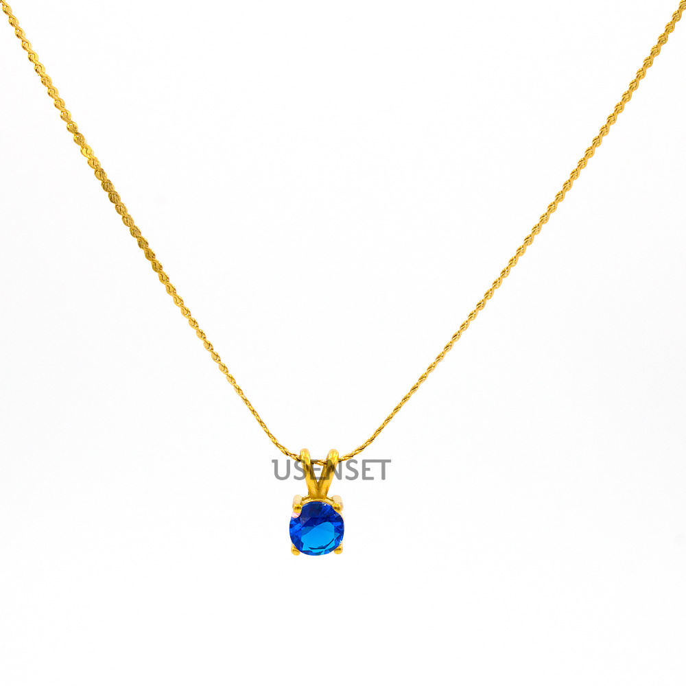 Plating Design Fashion Geometric Stainless Steel Plating Pendant Necklace 1 Piece