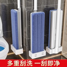 免手洗拖把家用一拖净2024新款懒人免洗拖地神器墩布地拖平板拖布