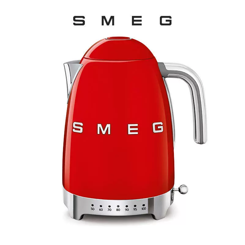 Электрический чайник SMEG KLF04, ёмкость 1,7 л, 7 уровней температуры, термоизоляция