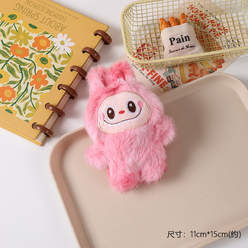 かわいいきしむぬいぐるみバニードールペンダント多用途トレンディなラブブ人形バッグキーホルダー卸売|undefined