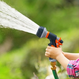 8-Function Garden Watering Water Gun, Vegetable Watering Sprinkler Artifact Nozzle, Shower Gun, Car Washing Water Gun, High-Pressure Water Gun