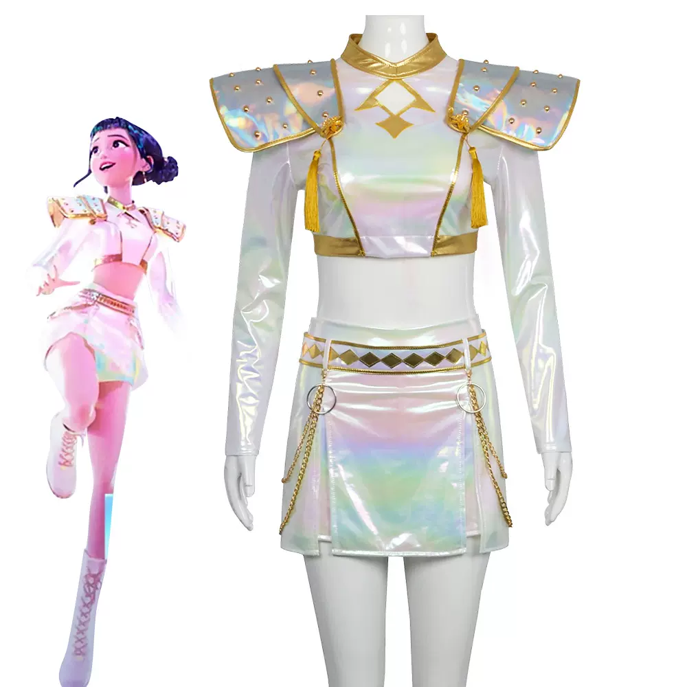 KPOP猎魔女团cos服鲁米佐伊米拉cosplay服装打歌服万圣节演出服装