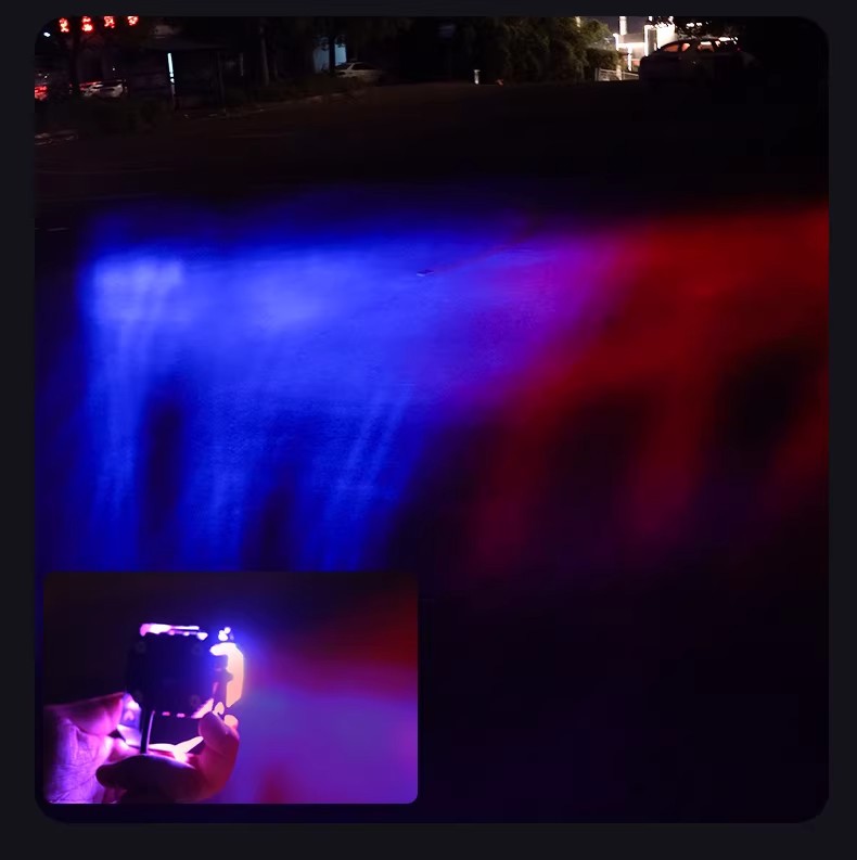 Motorcycle Spotlight High-Brightness Flashing Integrated High-Low Beam External Waterproof Light for Electric Vehicles, Super Bright Modified Light