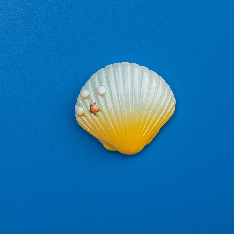 かわいい海洋風貝殻海星樹脂冷蔵庫貼り立体磁気貼り鉄石洞板装飾磁気貼り|undefined