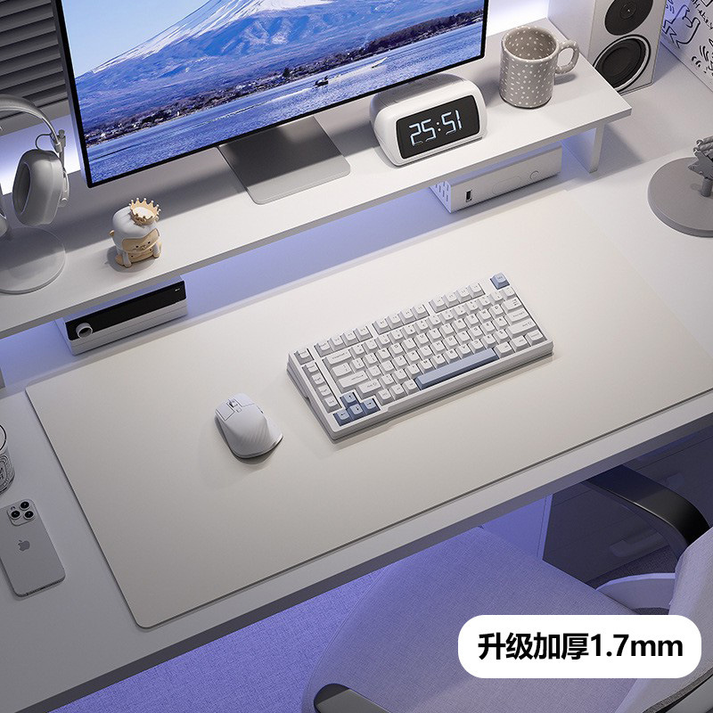 マウスパッド超巨大防水汚れ防止puレザーテーブルパッドオフィスデスクトップノートブックキーボードパソコンデスクマット高级感|undefined