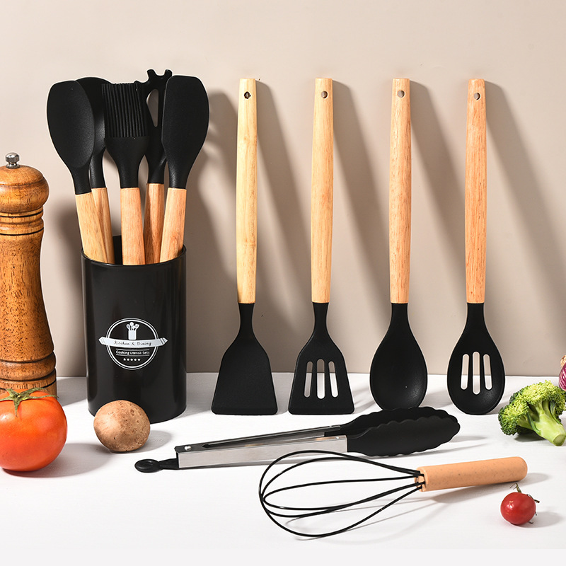 12 piezas de cocina de silicona para paneles antiadherentes especiales de cocina