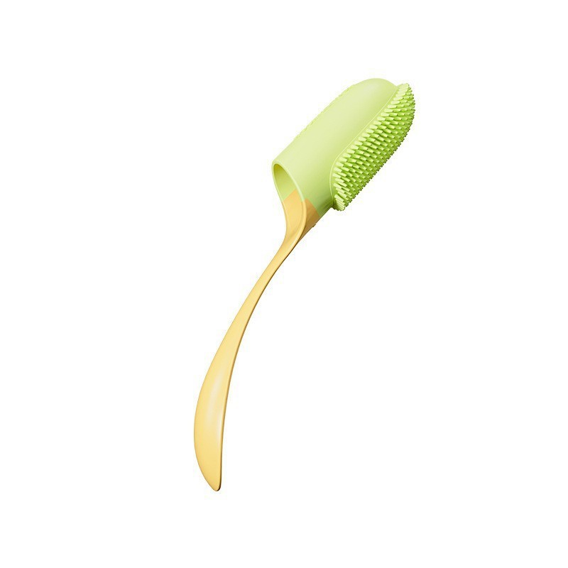 손잡이 칫솔 노란색