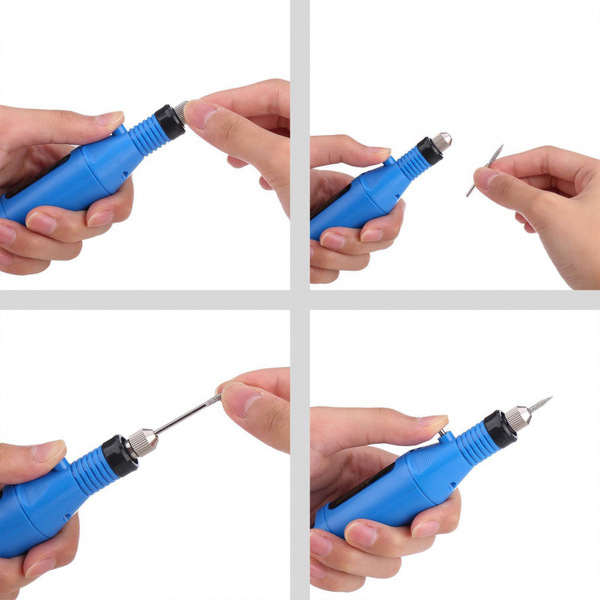 Nail Drill Machine Electric Manicure Milling Cutter Set Nail
