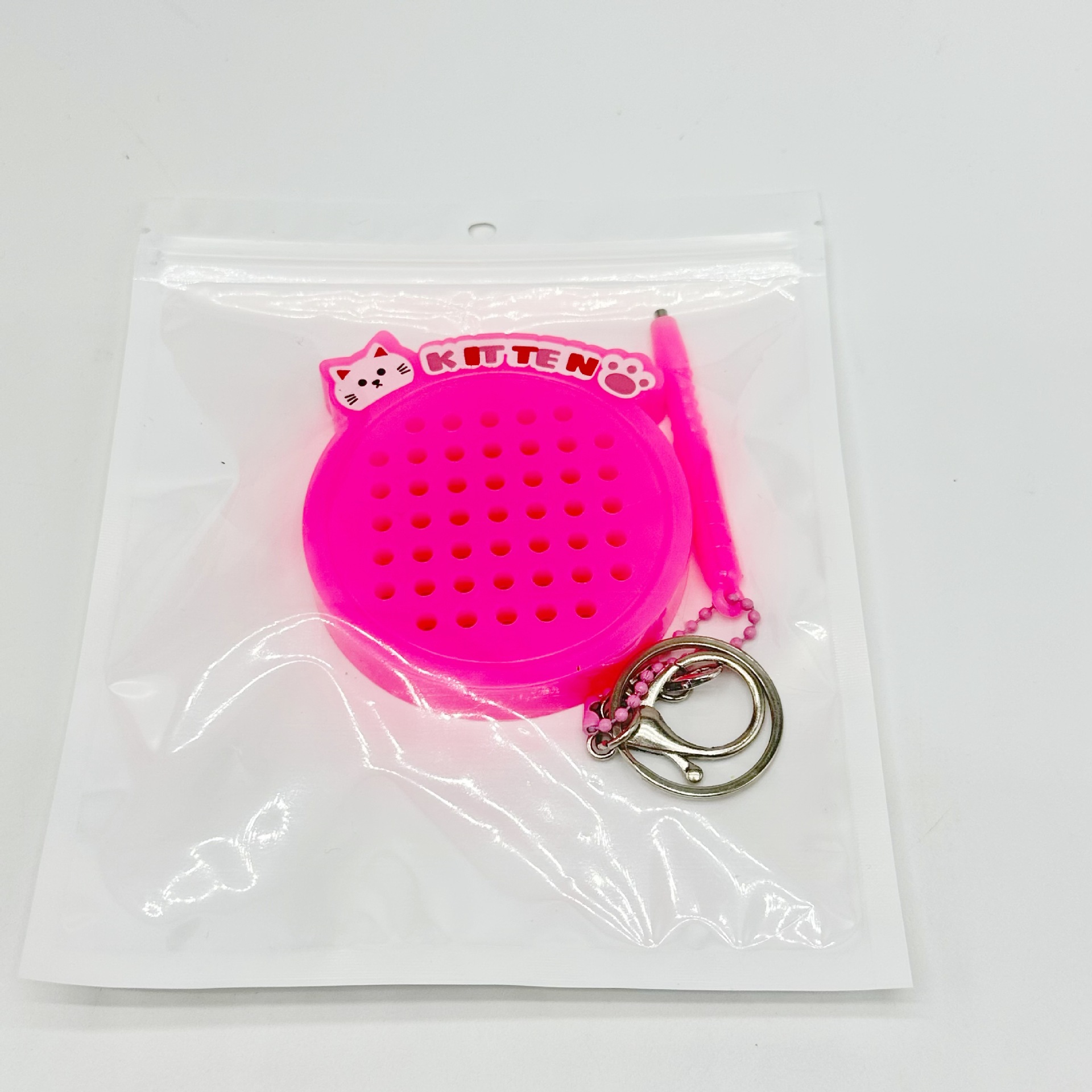 Divertido y divertido tablero de dibujo de bola de acero magnético, colgante de mochila, llavero, descompresión, juguete pequeño creativo, regalo para niños y estudiantes