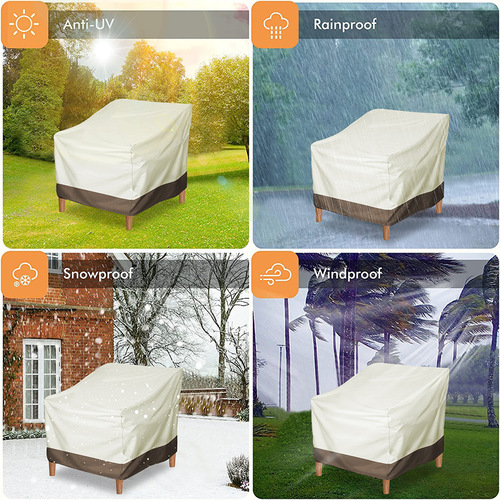 Manufacturer wholesale single-person waterproof sofa cover, garden table and chair outdoor furniture dust cover Amazon eBay