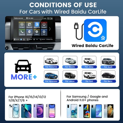 Carlinkit Baidu Carlife: Simsiz CarPlay və Android Auto