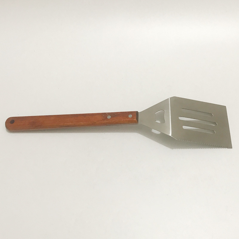 Espátula de cocina multifuncional modelo 909 para filete plancha pescado escamas y abrebotellas venta directa de fábrica