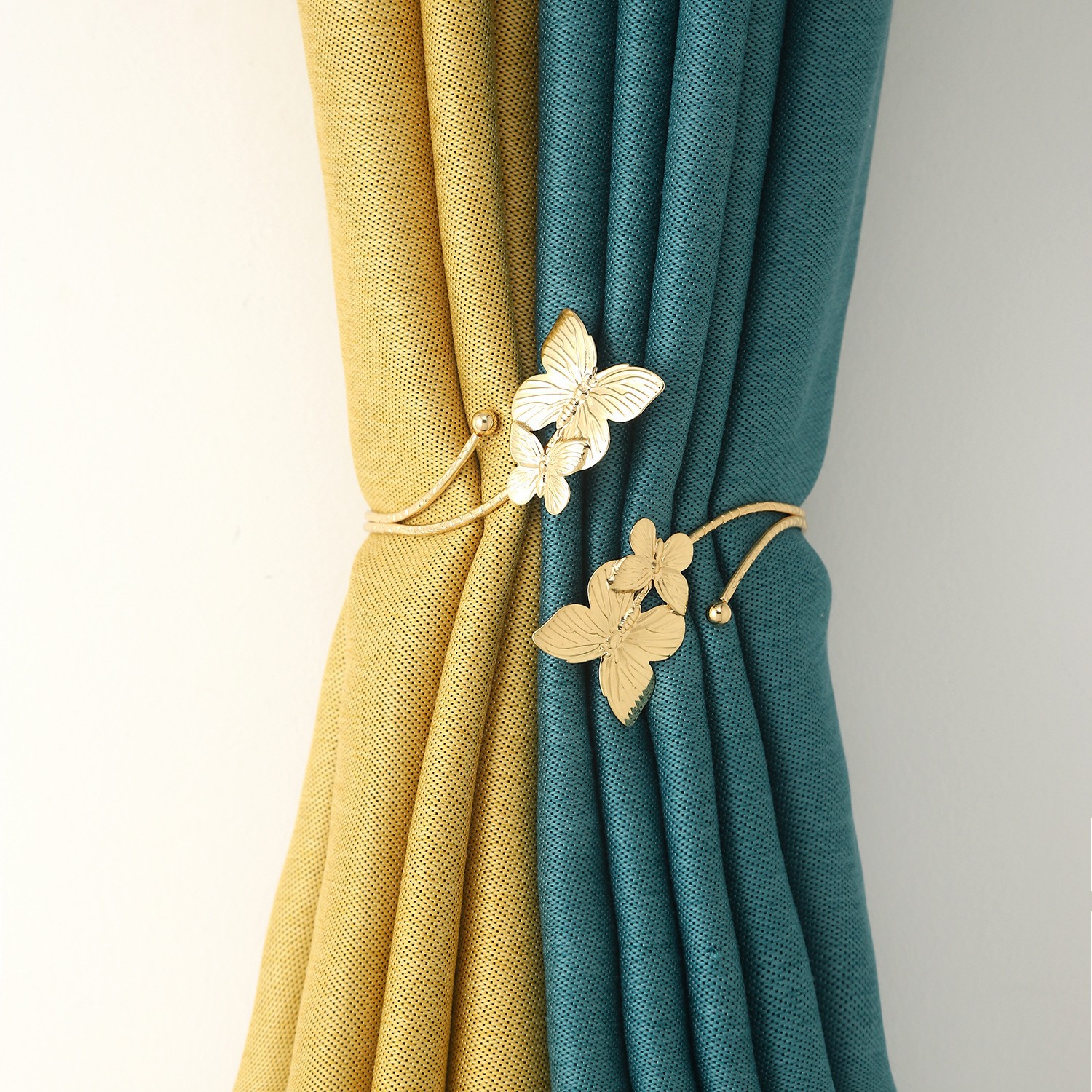 Ajustable de metal dos cortinas de flores correa de cortinas de flores botón de cortinas para decoración doméstica especial cortinas de cortinas al por mayor