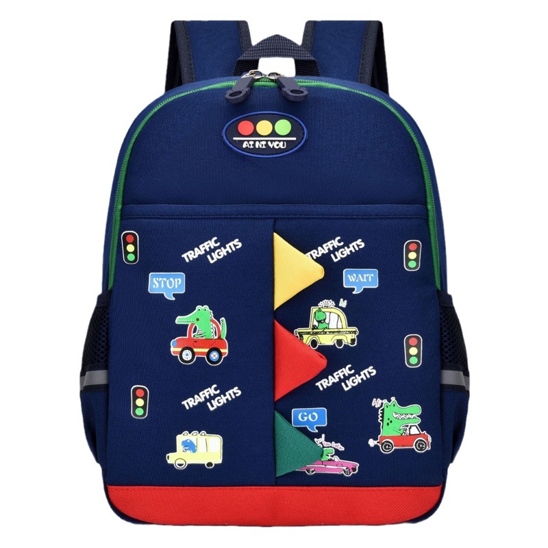 Comercio exterior nueva mochila tridimensional para niños de dibujos animados lindo mochila reducción de la carga protección de la columna vertebral escuela primaria estudiante mochila