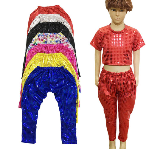 Boys kids  girls children youth jazz hiphop rapper singers dance harem pants singers music production haroun pants hip-hop baggy pants for boys girls