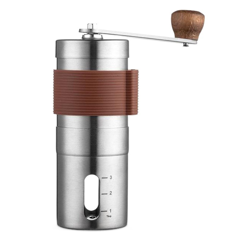 Upgraded new portable hand coffee machine 304 stainless steel grinder manual grinder cross-border supply