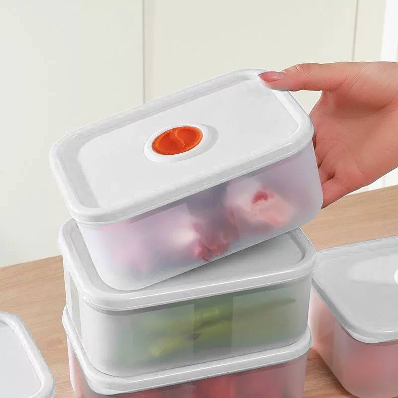 Контейнер для хранения продуктов в холодильнике с крышкой-пресервером для предотвращения передачи запахов, пригоден для холодильника и микроволновки