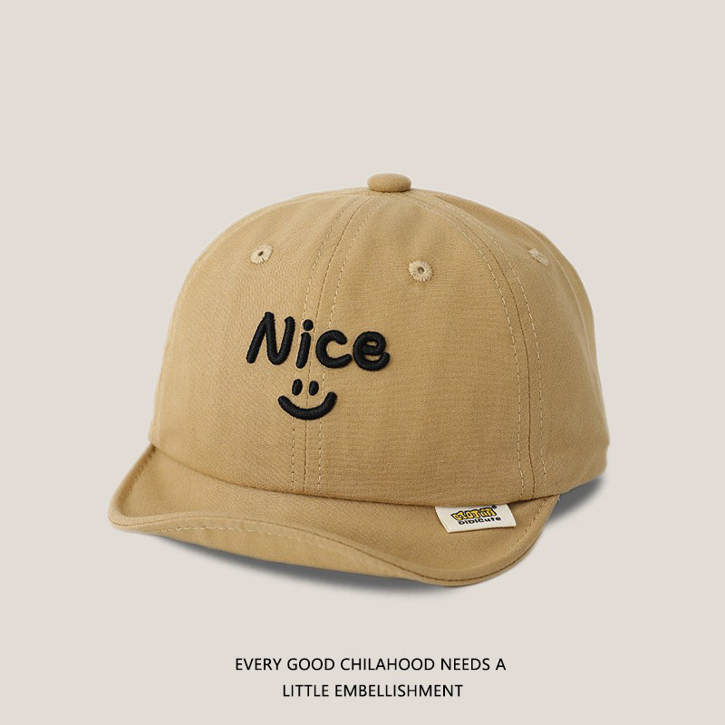 Sombreros para bebés primavera y otoño delgados sombreros de lengua de pato de algodón coreano para niños y niñas sombreros de béisbol de bordes suaves de verano marea solar