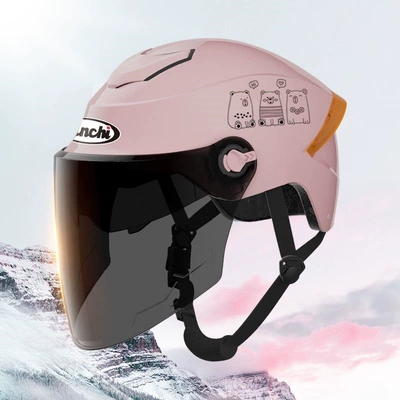 3C certified electric vehicle helmet, unisex motorcycle helmet, all-season summer sun protection half helmet