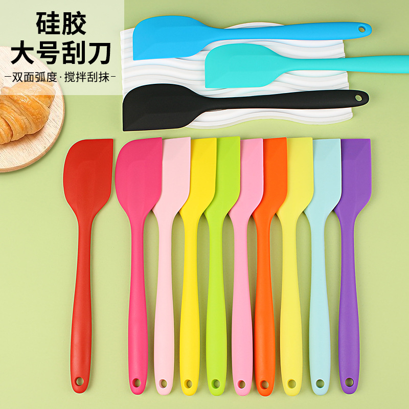 Big silicone universal cream scraper