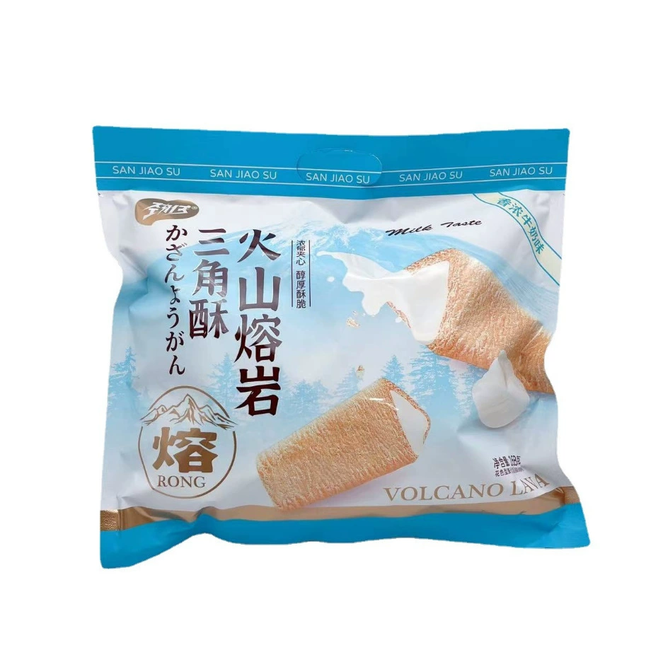 Kohaomai 168g volcanic lava triangular crispy milk coffee flavor sandwich afternoon tea snack breakfast snack