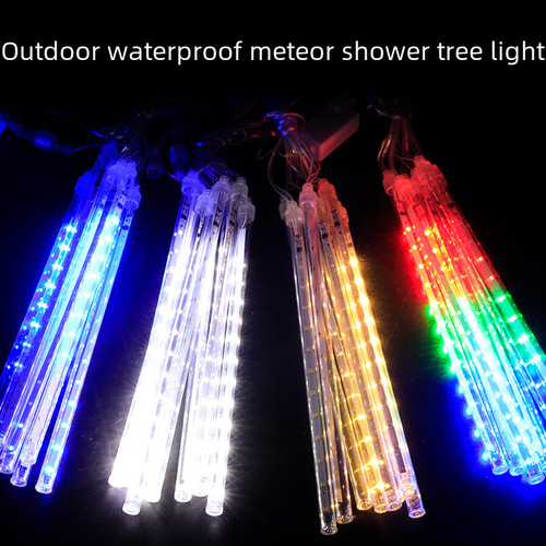 Manufacturer wholesale waterproof meteor shower light outdoor engineering lighting flow light ice bar light Spring Festival decoration LED light tube