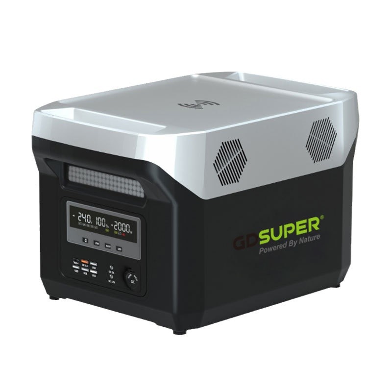 Lámpara de suministro de energía de emergencia portátil multifuncional integrada para sistema de generación de energía solar de almacenamiento de energía móvil al aire libre