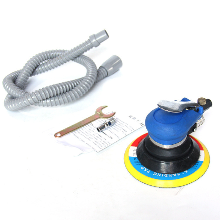 6寸吸尘气动砂纸机 底盘更换方便 直销批发气动打磨机砂光砂纸机