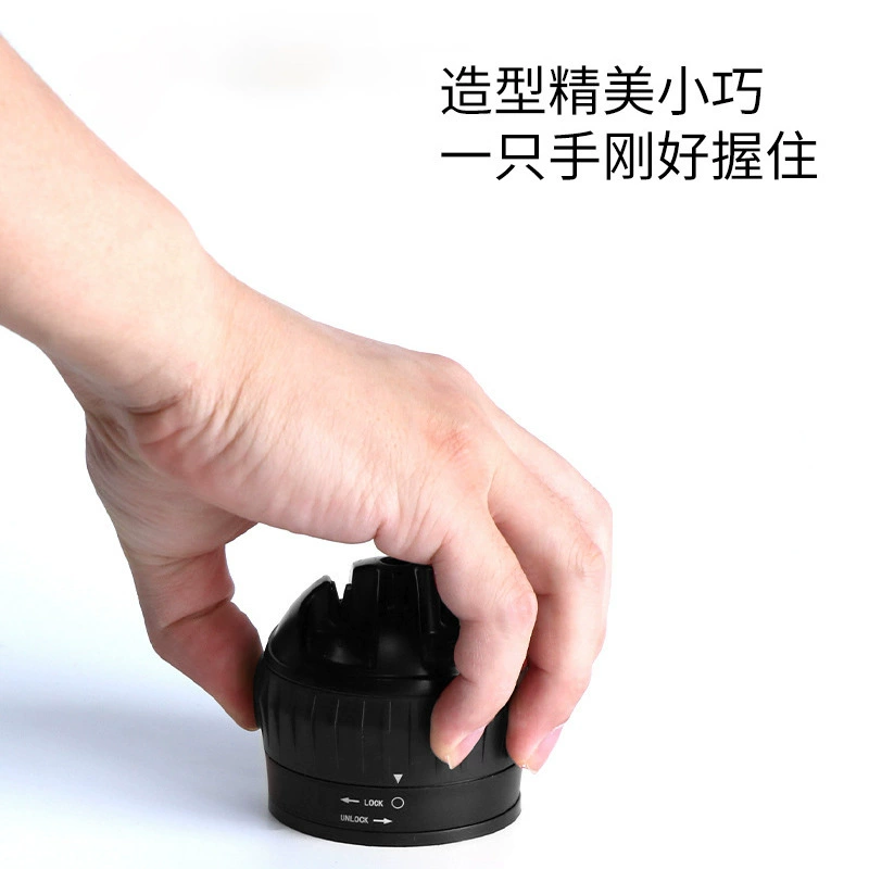 Hemispherical suction cup sharpener double groove sharpener sharpener stone stick kitchen fruit kitchen knife quick sharpening tools wholesale