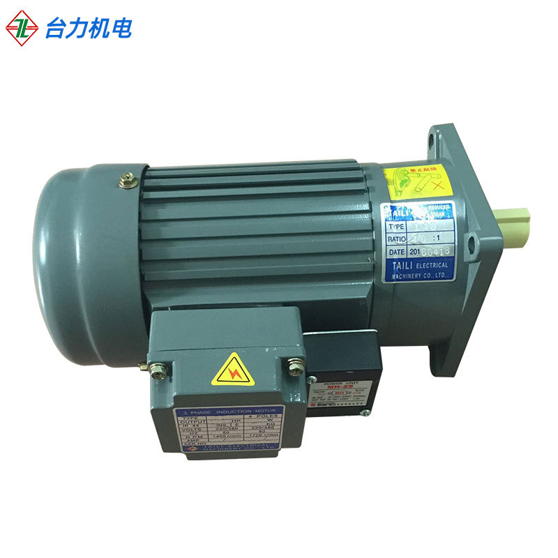 TAILI 台力供应立式单相齿轮马达立式刹车电机TLL20010SB厂家直销
