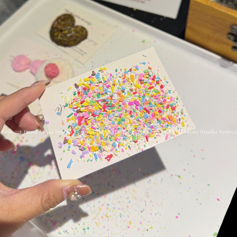 卸売りシミュレーション食游七彩チョコレート砕糖粒チョコレート粉diyつまみ装飾物|undefined