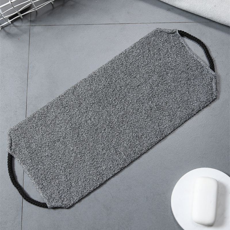 Toalla trasera de estilo coreano elástico exfoliante Toalla de baño Limpieza de baño Toalla de baño de barro baño espalda frotando larga Toalla de baño