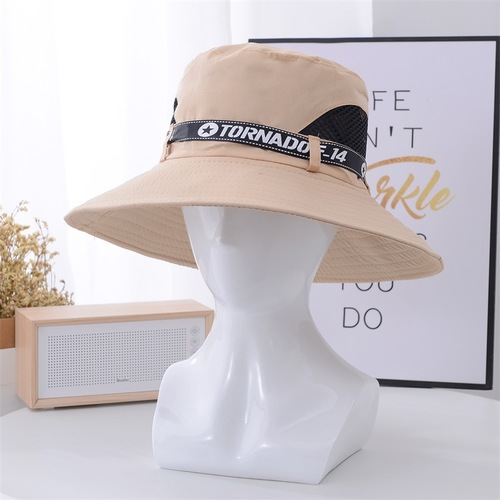 Summer Sun Protection Fisherman Hat for Men Outdoor Fishing Breathable Quick-Drying Sun Hat with Wide Brim and Foldable Design
