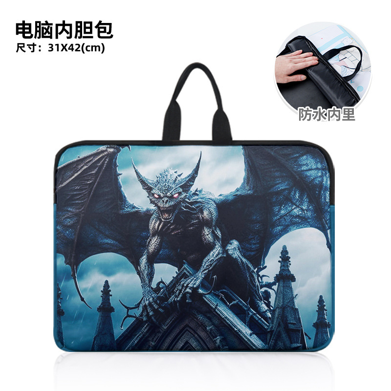 Gargoyle Game Peripheral Satchel Laptop Bag, Stain-Resistant and Splash-Proof Inner Bag Gargoyle Game Peripheral Satchel Laptop Bag, Stain-Resistant and Splash-Proof Inner Bag