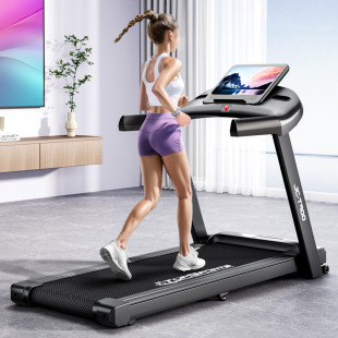 LED Screen Foldable Gym Fitness Equipment Home Electric Home Treadmill Space Saving Walking Machine