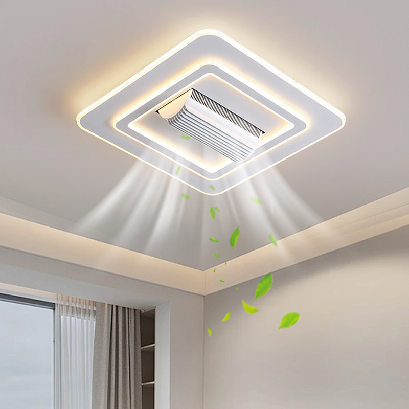 Lámpara de Techo con Ventilador Sin Aspas Inteligente con Control de Voz para Sala de Estar image 10