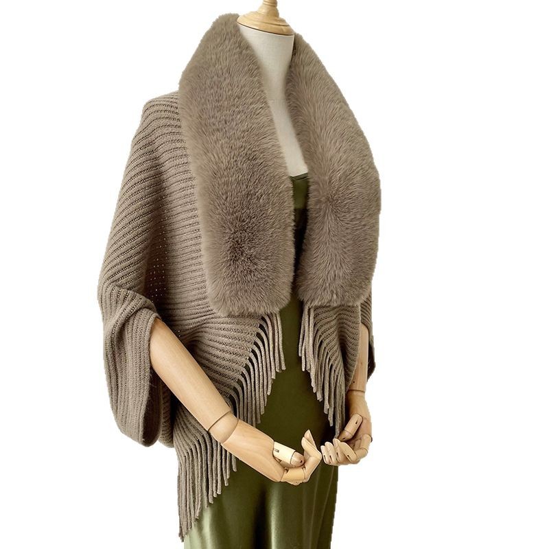 Bufanda de las mujeres Otoño e Invierno color sólido cachemir-como todo fósforo de las mujeres chino rojo largo otoño e invierno cálido grueso chal de lana